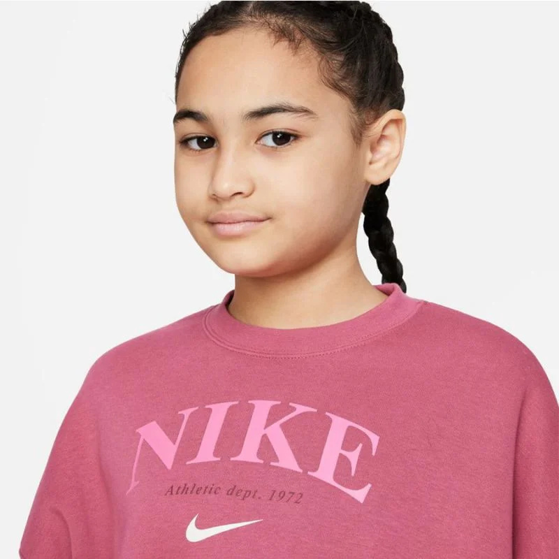 Trend Flc Crew Jr DV2563 633 - Nike M (137-147)