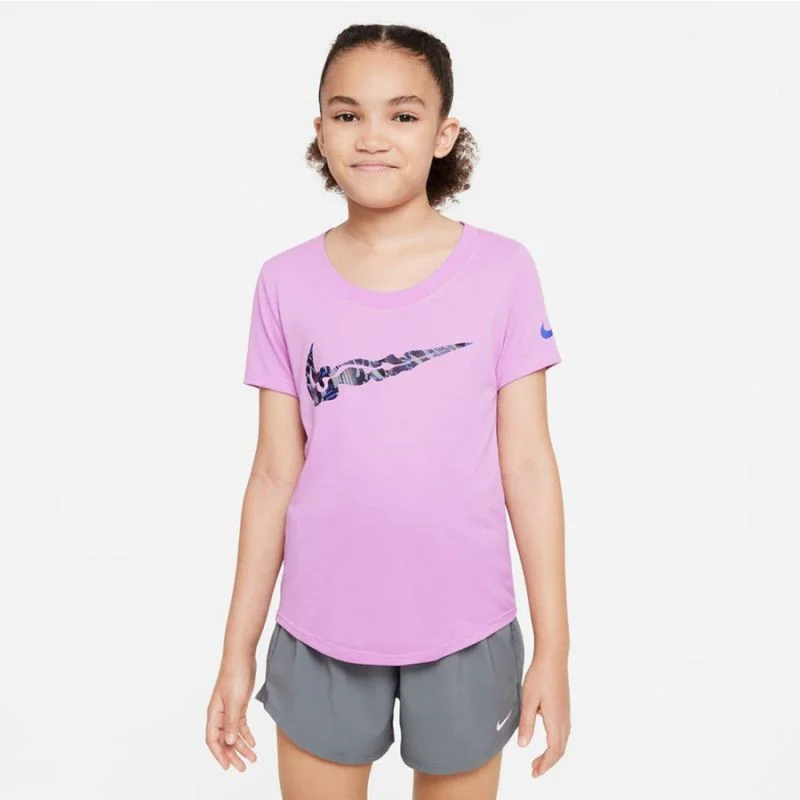 Dětské tričko Dri-Fit Jr DZ3583-532 - Nike S (128-137 cm)