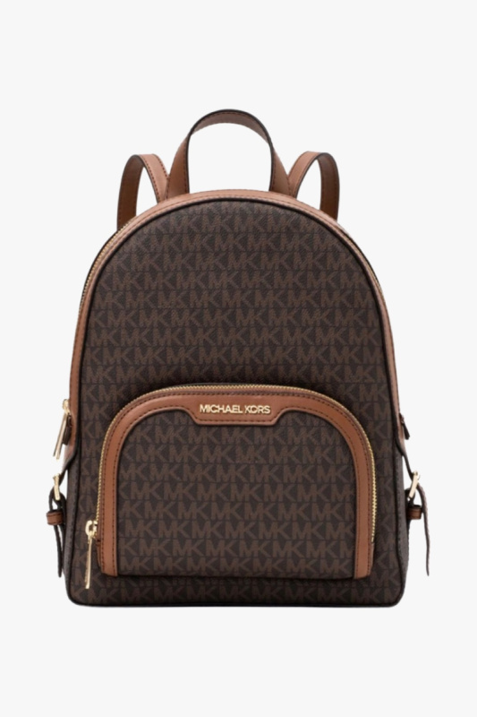 Michael Kors JAYCEE MD backpack monogram brown dámský batoh