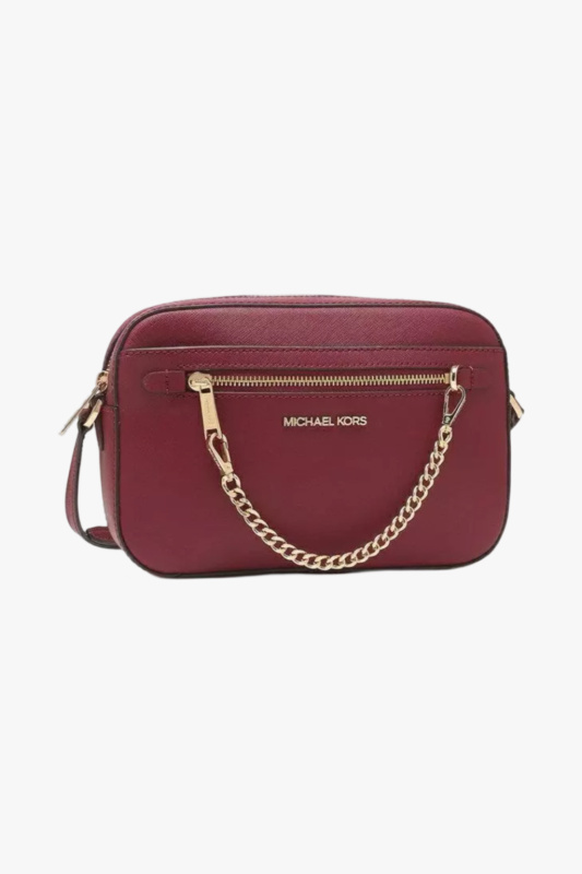 Michael Kors JET SET ITEM crossbody chain mulberry dámská kabelka