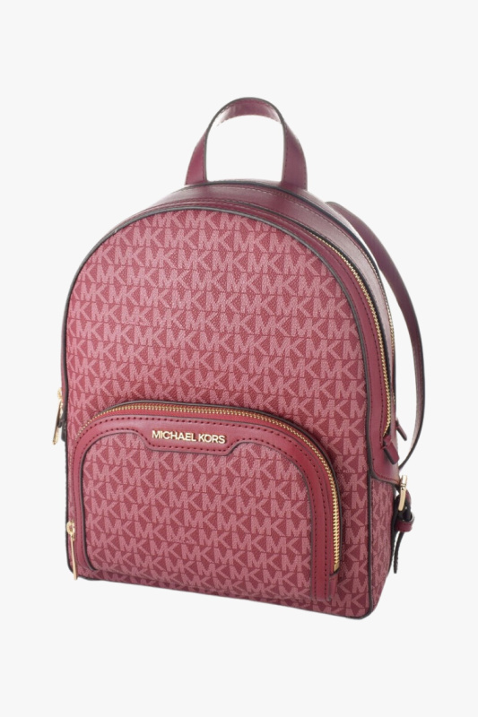 Michael Kors JAYCEE MD backpack monogram vínová dámský batoh