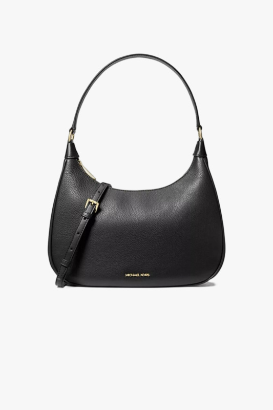 Michael Kors CORA large HOBO leather shoulder black dámská kabelka