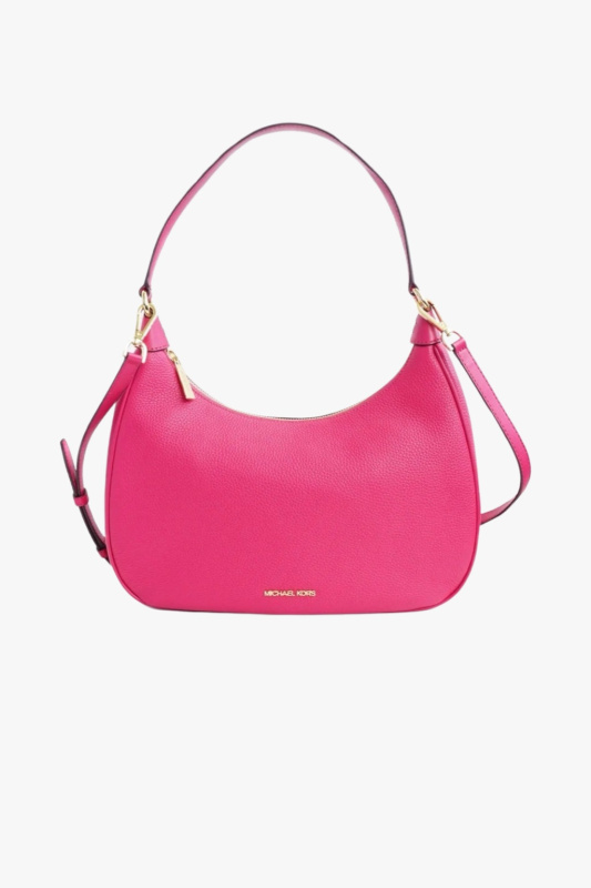 Michael Kors CORA large HOBO leather shoulder carmen pink dámská kabelka
