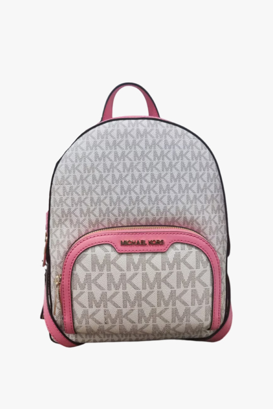 Michael Kors JAYCEE MD backpack monogram tea rose dámský batoh