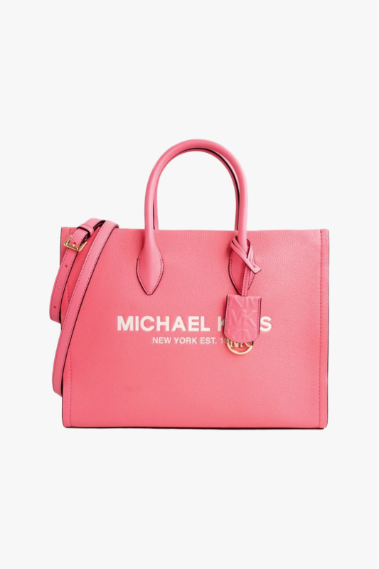Michael Kors MIRELLA crossbody bag medium dámská kožená kabelka růžová