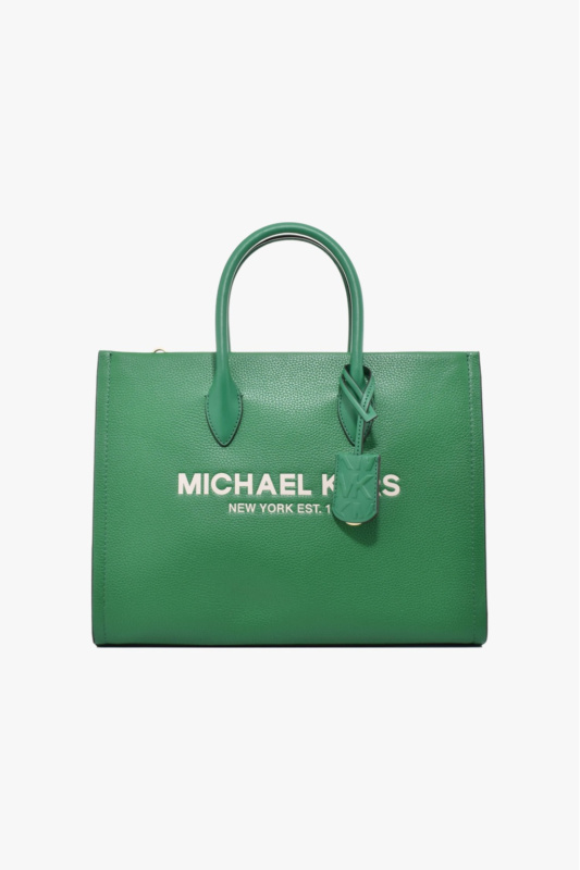 Michael Kors MIRELLA crossbody bag medium dámská kožená kabelka zelená