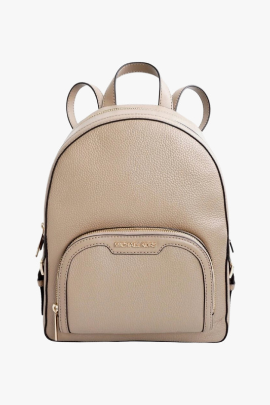 Michael Kors JAYCEE MD backpack pebbled leather camel dámský batoh