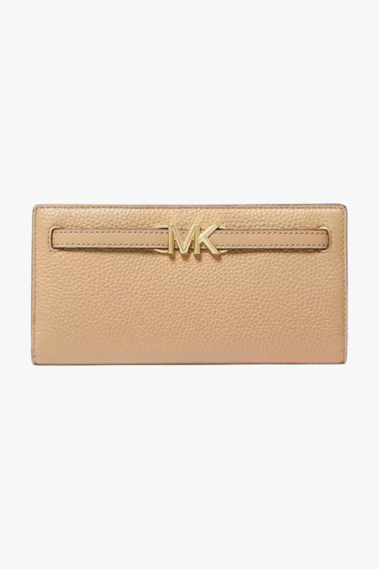Michael Kors REED large snap leather wallet dámská peněženka camel