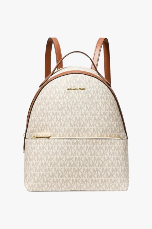 Michael Kors SHEILA MD backpack vanilla monogram dámský batoh