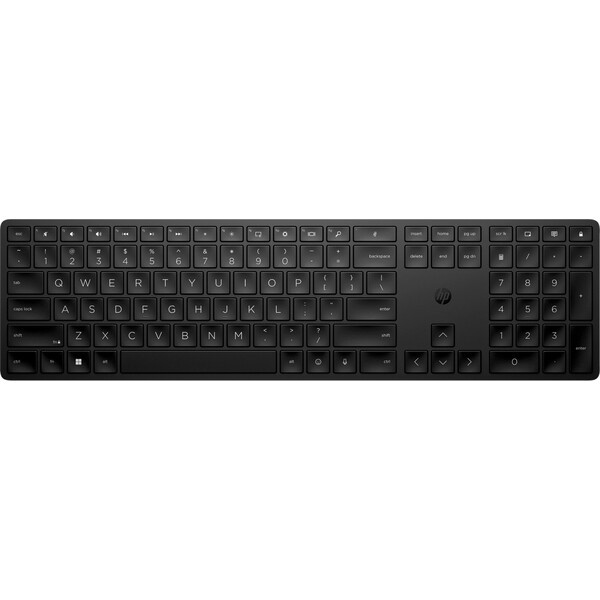 HP 450 bezdrátová klávesnice černá 4R184AA#BCM Černá