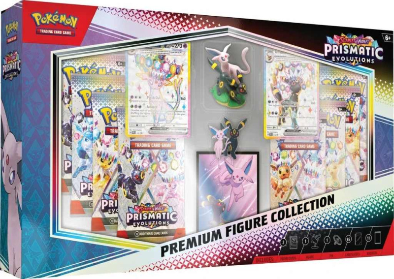 Pokémon tcg: sv8.5 prismatic evolutions premium figure collection