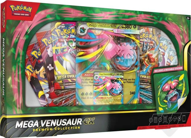 Pokémon tcg: mega vanusaur ex premium collection