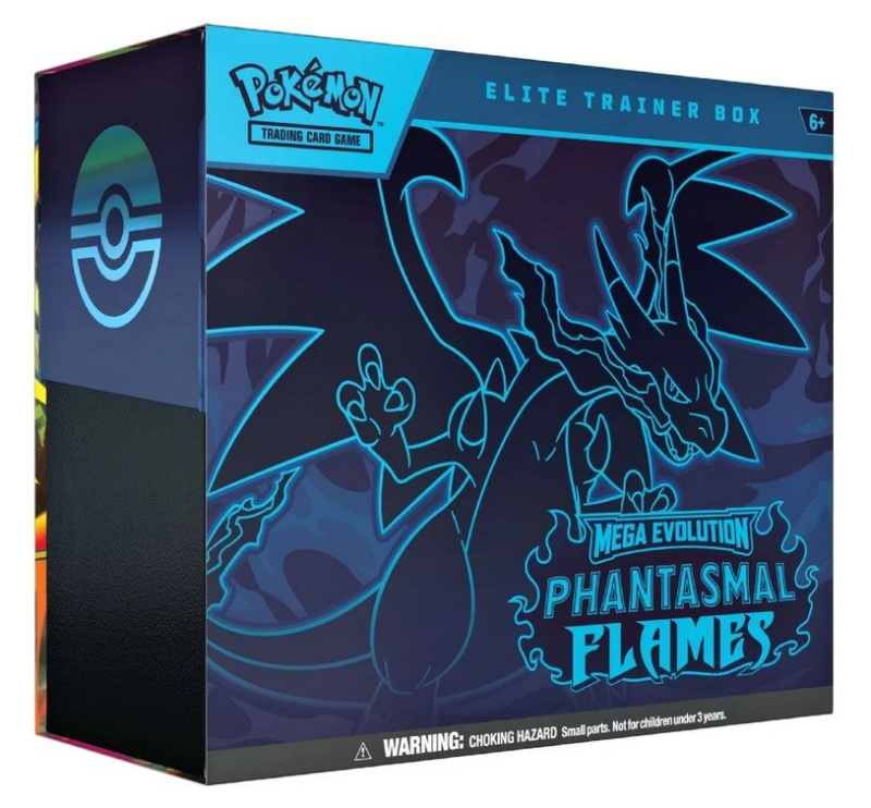 Pokémon tcg: mega evolution - phantasmal flames elite trainer box