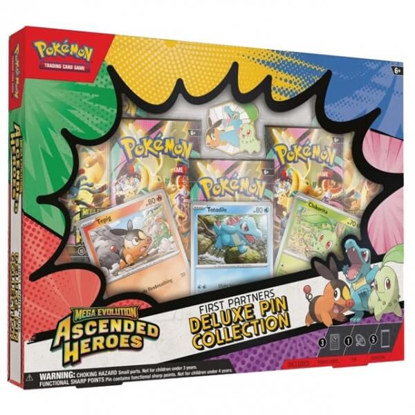 Pokémon tcg: me02.5 ascended heroes first partners deluxe pin collection