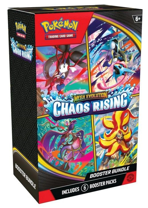 Pokémon tcg: me04 chaos rising - booster bundle