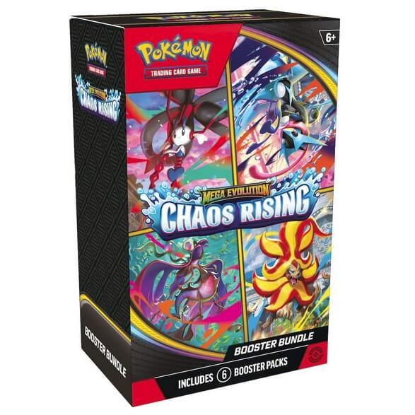 Pokémon tcg: me04 chaos rising - booster bundle