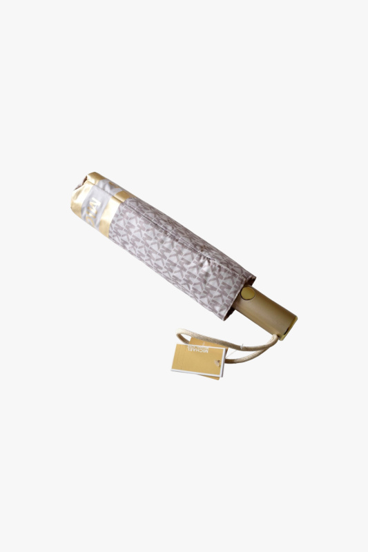 Michael kors jet set TRAVEL umbrella pale gold monogram dámský deštník