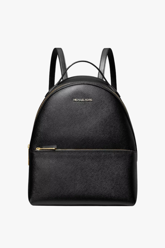 Michael Kors SHEILA MD backpack vegan leather černý dámský batoh