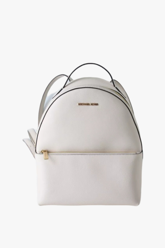 Michael Kors SHEILA MD backpack vegan leather light cream dámský batoh