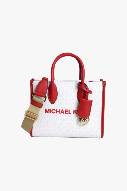 Michael Kors MIRELLA crossbody bag small dámská kabelka bright red monogram