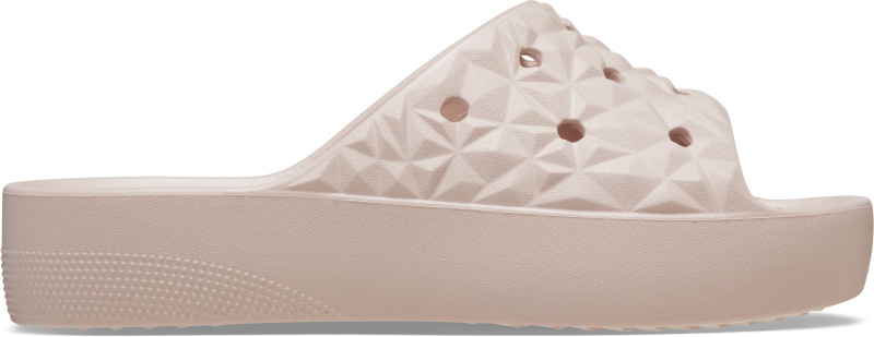 Dámské pantofle crocs classic platform geometric světle růžová 39-40