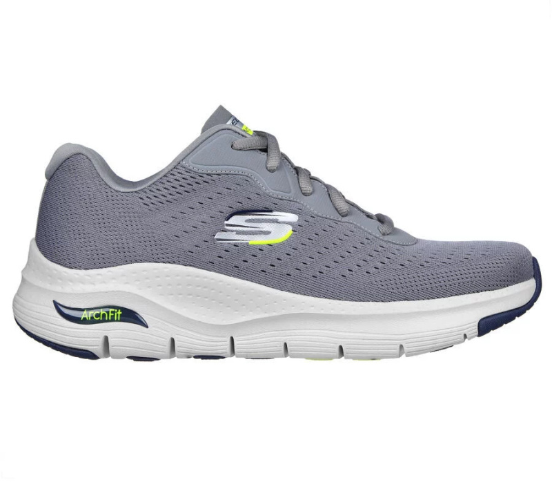 Pánské sportovní boty Arch Fit 232303-GRY Šedá - Skechers šedá 44