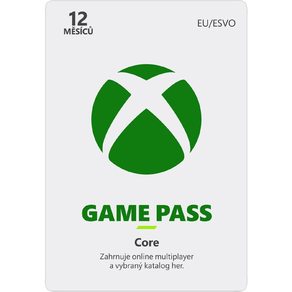 Microsoft Xbox Game Pass Core 12 měsíců (AT)