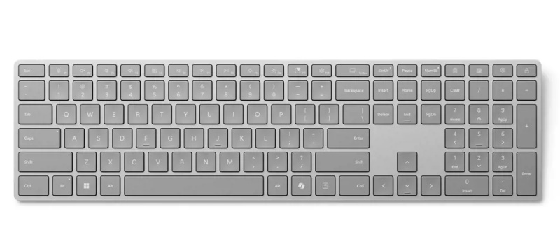 Microsoft Surface Keyboard (2. edice) commercial/Bezdrátové Bluetooth/EN/Šedá