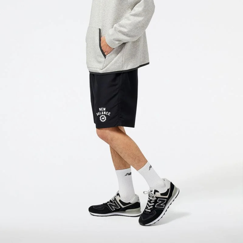 New Balance Sport Sezónní tkané šortky M MS31905BK s