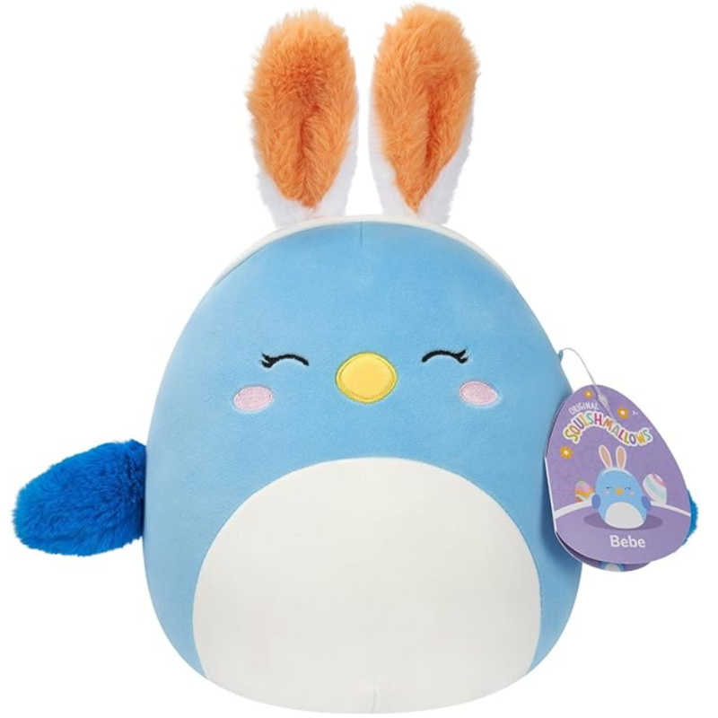 Squishmallows Bebe Modrý ptáček