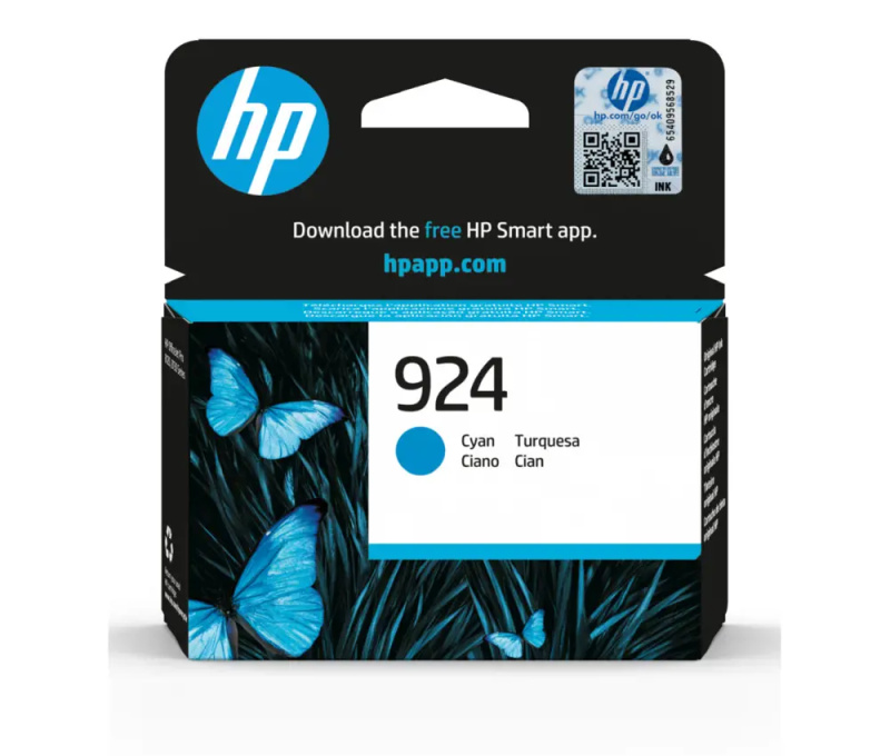 HP 924 cartridge tyrkysová