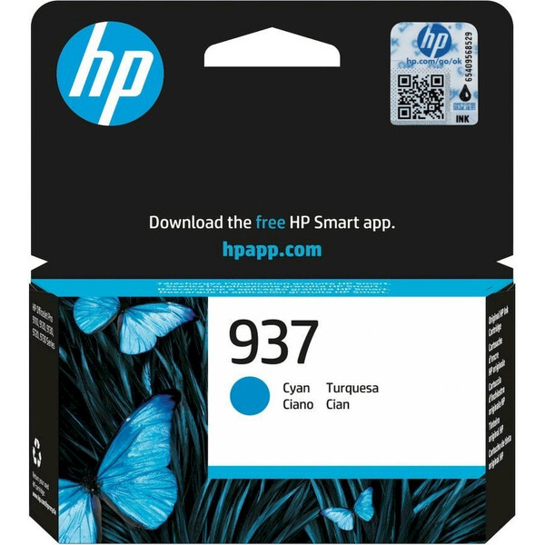 HP 937 Original Ink Cartridge azurová Azurová