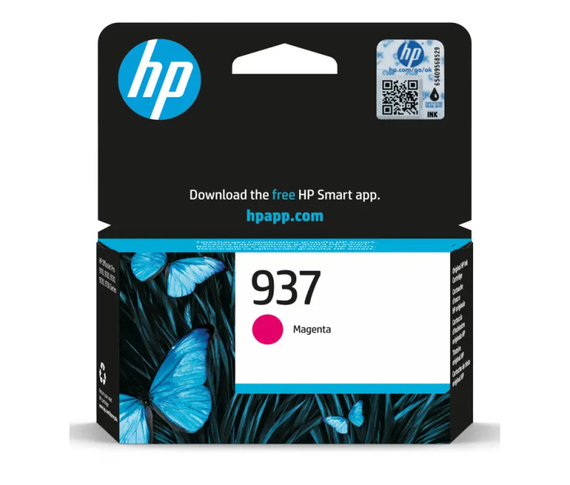 Cartridge HP 4S6W3NE , č. 937 - purpurová