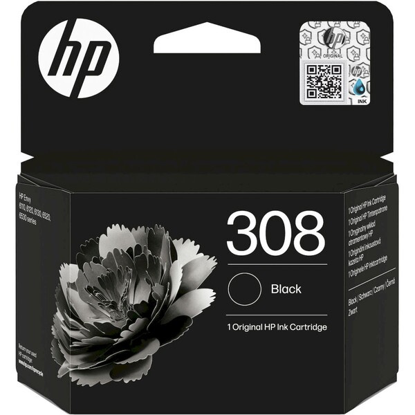 HP 7FP21UE č. 308 černá originální Černá