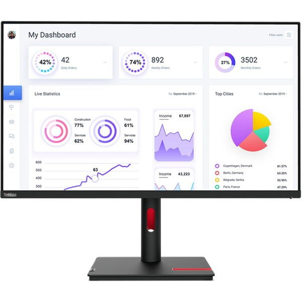 Lenovo T32p-30 monitor 32" 63D2GAT1EU Černá