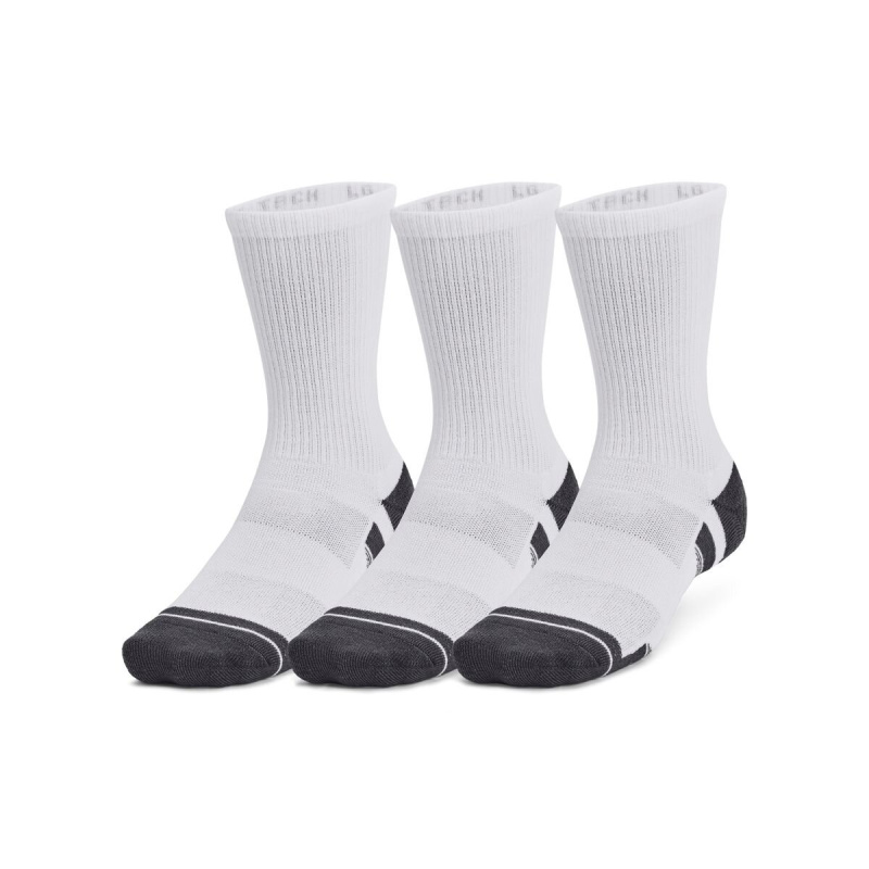 3PACK ponožky Under Armour bílé (1379512 100) M