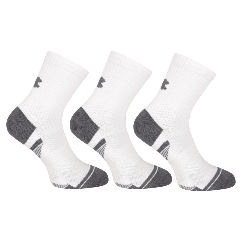 3PACK ponožky Under Armour bílé (1379530 100) M