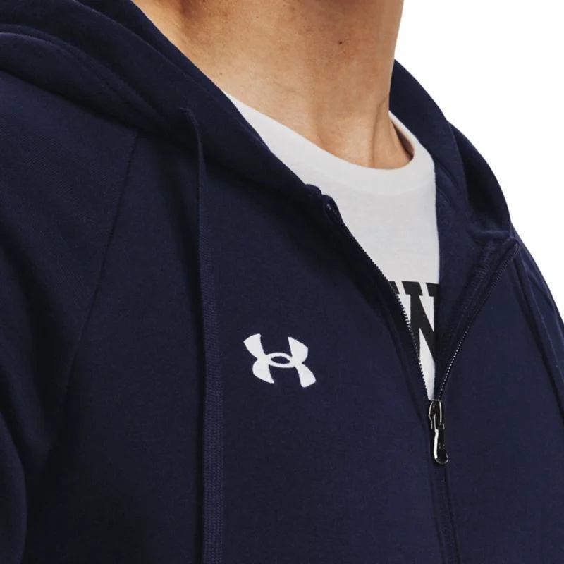 Under Armour Rival Fleece FZ Hoodie M 1379767 410 pánské 2XL