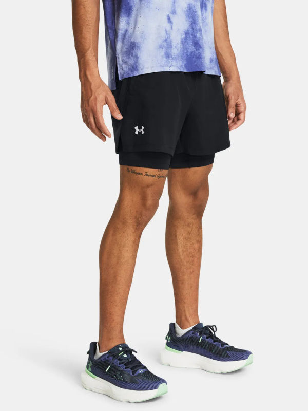 Pánské kraťasy Under Armour LAUNCH 5'' 2-IN-1 SHORTS