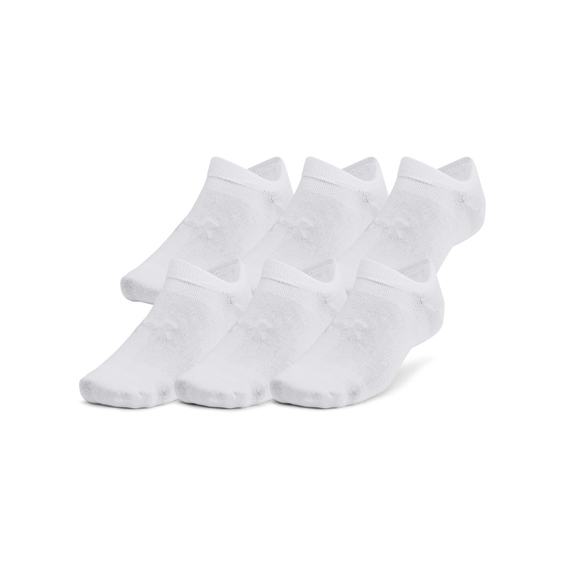 6PACK ponožky Under Armour bílé (1382611 100) S