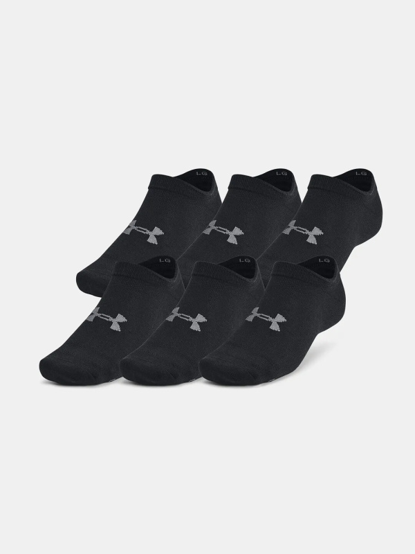 6PACK ponožky Under Armour černé (1382611 001) L