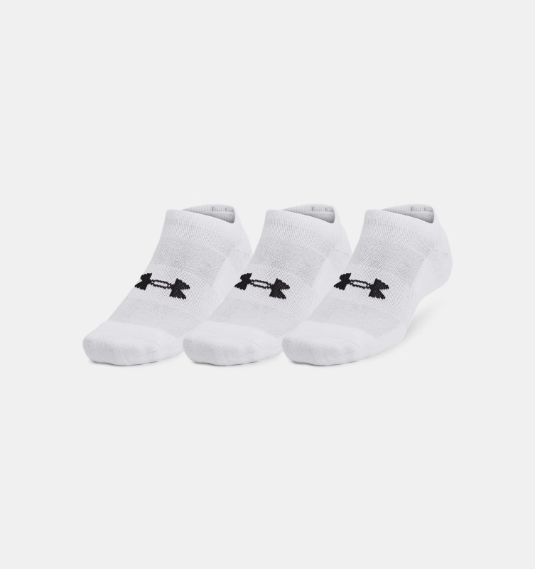 3PACK ponožky Under Armour bílé (1386313 100) XL