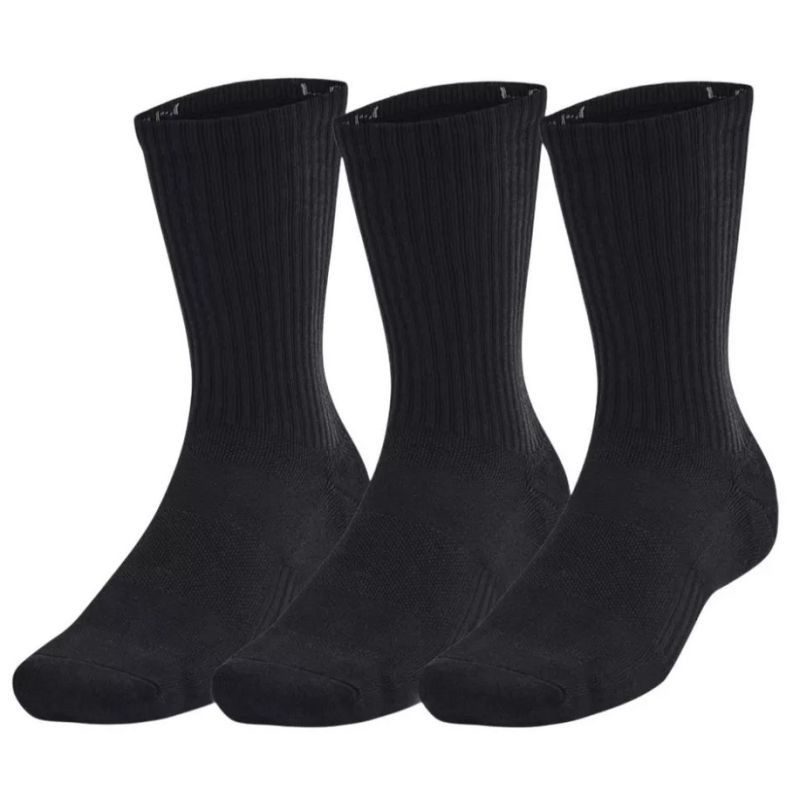 Under Armour TC 3pk Crew ponožky 1386311 001 L