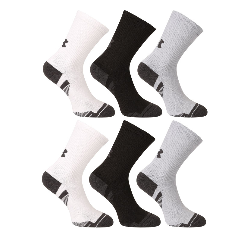 6PACK ponožky Under Armour vícebarevné (1386242 011) L