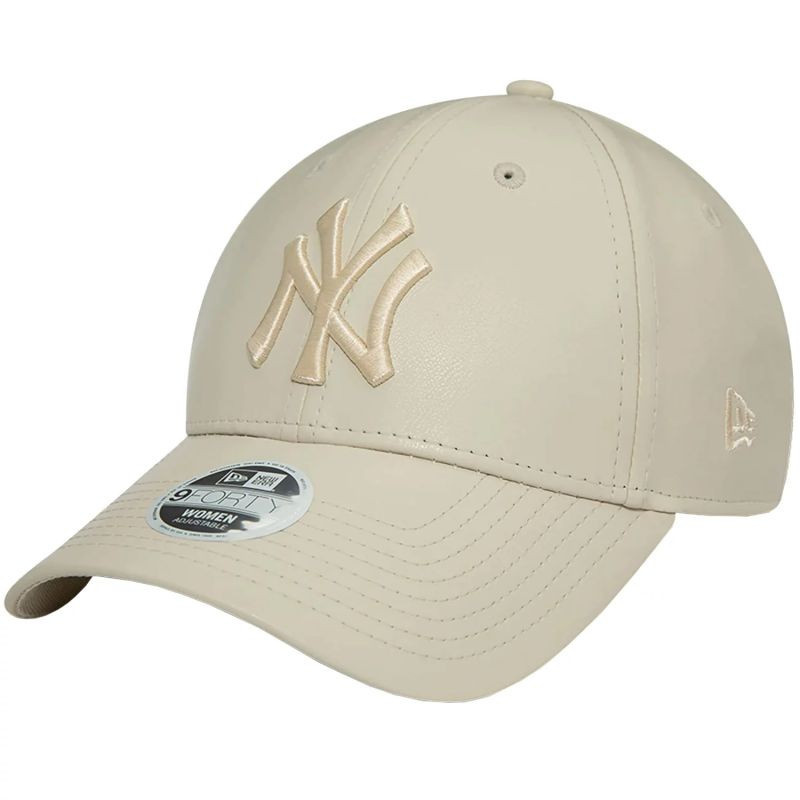 New Era Pu 9FORTY New York Yankees Cap 60364299 Beige OSFM OSFM
