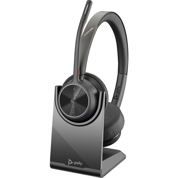 HP Poly Voyager 4320 + BT700 dongle + Charging Stand 77Z00AA Černá