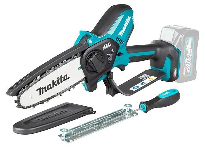 Aku řetězová pila Makita UC029GZ / 40 V / BEZ AKUMULÁTORU A NABÍJEČKY / 8 m/s / 55 ml / modrá/černá Varianta: ivi1