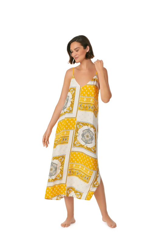 Dámská noční košile YI60015 722 žlutá - DKNY XS