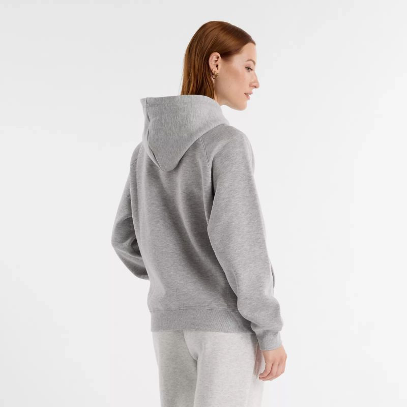 Mikina New Balance Sport Fleece Logo Hoodie W WT43524AG dámské m