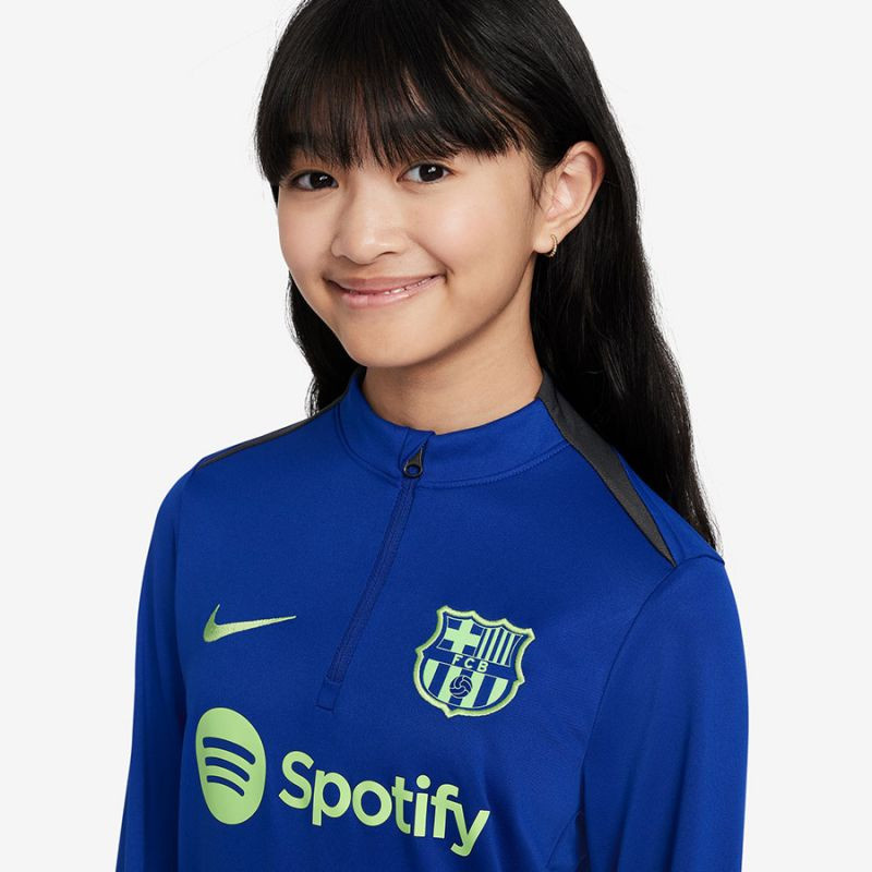 Nike FC Barcelona DF Academy Pro Drill Top Jr Mikina FQ2756-418 XL (158-170)